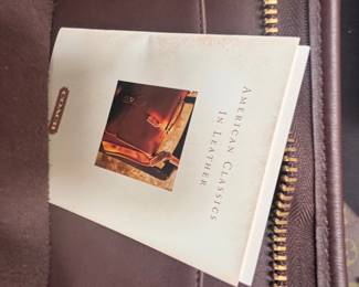 Coach Leather Briefcase