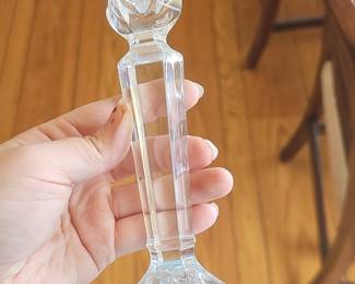 Cut Glass Candlestick