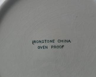 Ironstone China "Floral" Serving Bowl