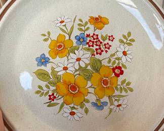 Hearthside Casual Elegance Bordeaux Stoneware Platter