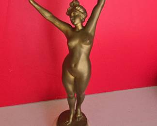 Le Reveil Bronze Figurine by Paul Philippe