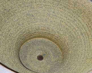 Stoneware Pedestal Bowl