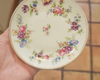 Thomas Ivory Bavaria La Salle Floral Dessert Plate