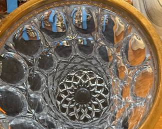 Saint-Louis Attributed Crystal Ice Bucket with Gilt Bronze Mounts