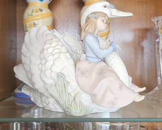 Lladro "Swan Song" Porcelain Figurine