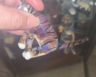 Glass Tiger Figurine