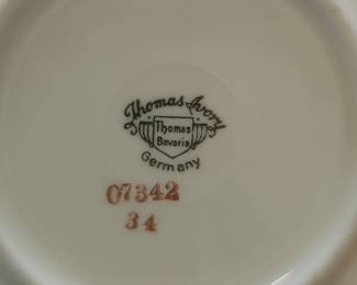 Thomas Ivory Bavaria La Salle Floral Dessert Plate