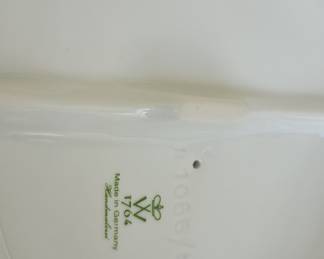 Wallendorf Porcelain Figurine of a Woman Riding a Horse