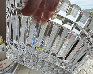 Cut Crystal Serving Bowl