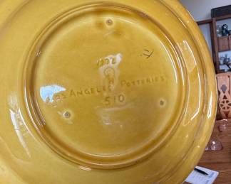 Los Angeles Potteries "Spaghetti" Serving Bowl