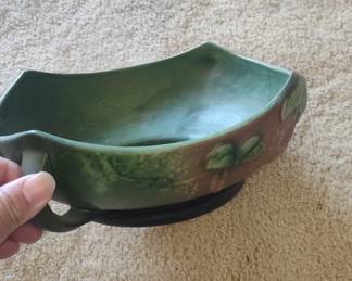 Roseville Pottery Pine Cone Console Bowl