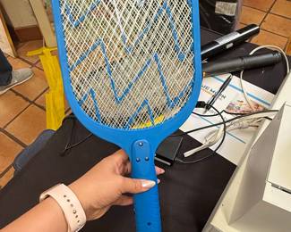PIC Electric Mosquito Swatter Racket with Bottle Opener