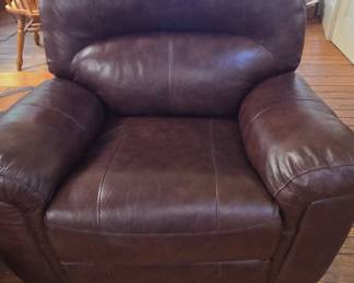 Brown Leather Recliner