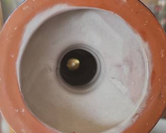 Hand-Painted Italian Ceramic Candlesticks