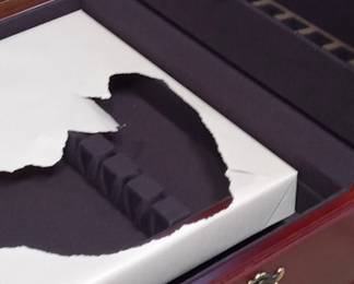 Vintage Bombay Company Wooden Jewelry Box