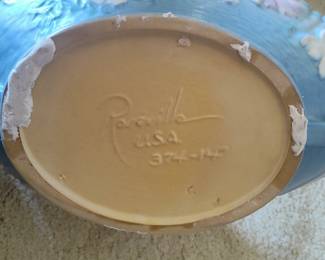 Roseville Pottery "Poppy" Console Bowl