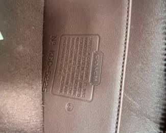 Coach Leather Briefcase