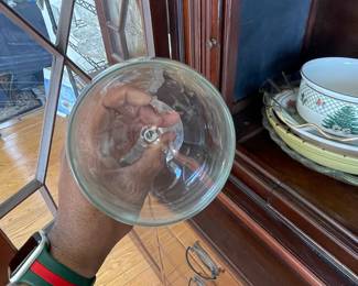 Clear Glass Wine Glass