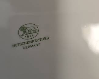 Hutschenreuther Porcelain Plate with Botanical Fruit Motif (Set of 3)