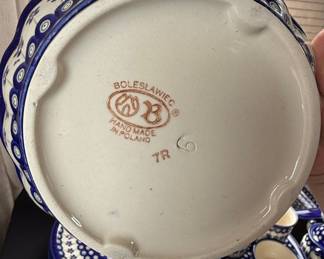 Boleslawiec Pottery Tea Set