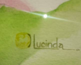 Lucinda Watercolor Floral Painting