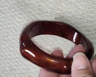 Bakelite "Butterscotch" Bangle Bracelet