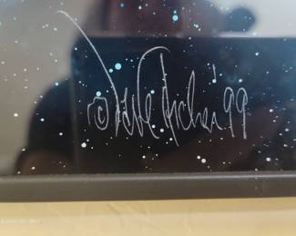 Cosmic Scene with Figure by Dave Archer '99