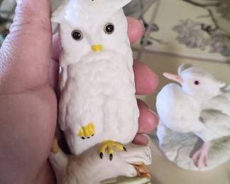 Sylvia Ceramic Owl Figurine