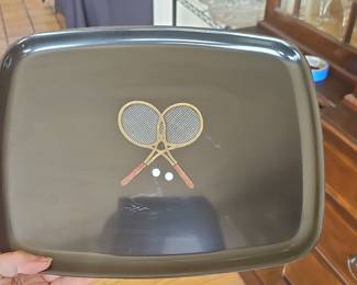 Courroc "Tennis Rackets" Serving Tray