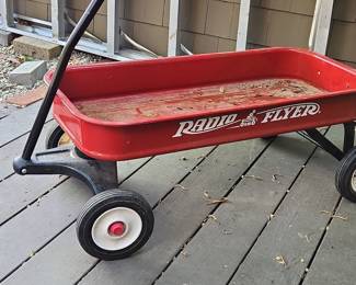 Radio Flyer Classic Red Wagon with Red Hubcaps