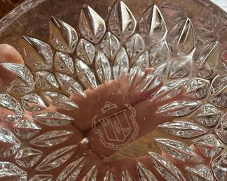 Crystal Bowl with Monogram