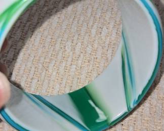 Lucite Swirl Bangle Bracelet