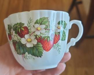 Hammersley & Co. Bone China Strawberry Teacup