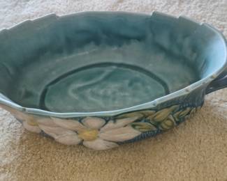 Roseville Pottery "Magnolia" Pattern Console Bowl