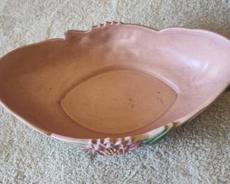 Roseville Pottery Pine Cone Console Bowl 443-12