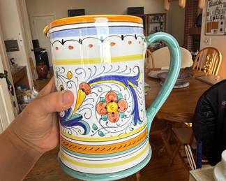 Italian Ceramic Pitcher 'Bella Ceramica' - Deruta