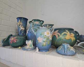 Roseville Pottery Zephyr Lily Jardiniere