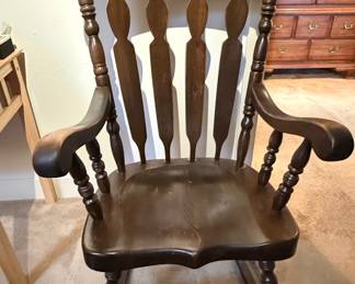 Vintage Wooden Rocking Chair