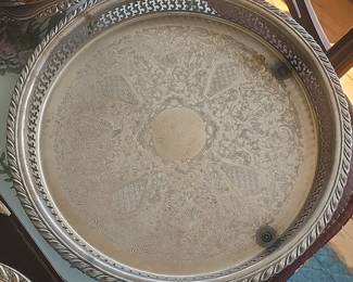 Oneida Silver Plated Serving Tray