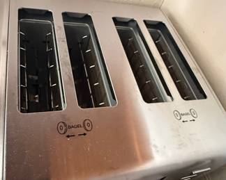4-Slice Stainless Steel Toaster