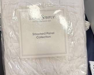 Linen Source Smocked Panel Collection Duvet Cover