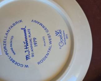 M.I. Hummel 1979 Annual Plate