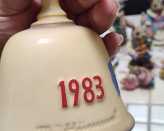 1983 M.I. Hummel "The Sewing Lesson" Bell