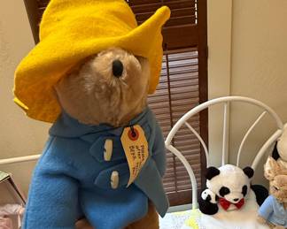 Vintage Eden Toys Paddington Bear Plush