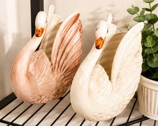 swan planters