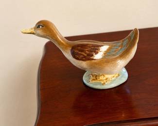 Ceramic Duck Figurine