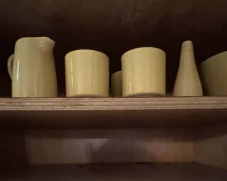Vintage MCM Harvest Gold Pottery