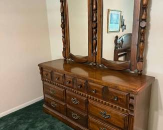 Rustic Dresser with mirror