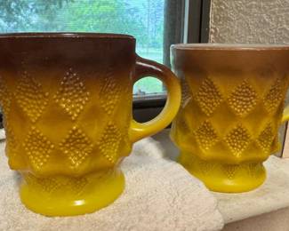 Fire King Kimberly Mugs