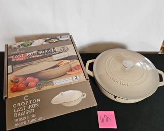 Item #62 Crofton Cast Iron Braiser $45